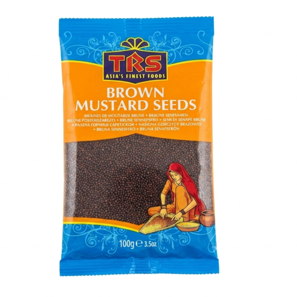 TRS RAM MASALA 100g - Braune Senfsamen (Brown Mustard Seeds), Marke TRS