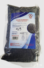 BLACK SESAM 1kg - Schwarzer Sesam (Black Sesame Seeds), Marke Gà Trắng Đầu Bếp
