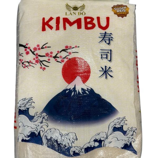 KIMBU Sushi Rice – Japanischer Sushi-Reis (20kg), Marke LAN ĐÔ