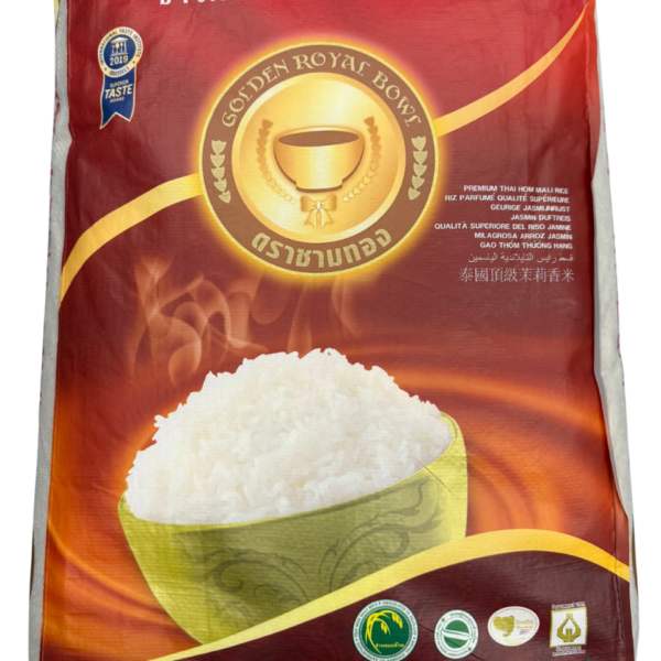 GOLDEN ROYAL BOWLS Thai Hom Mali Rice – Gạo Thái Hom Mali cao cấp (20kg)
