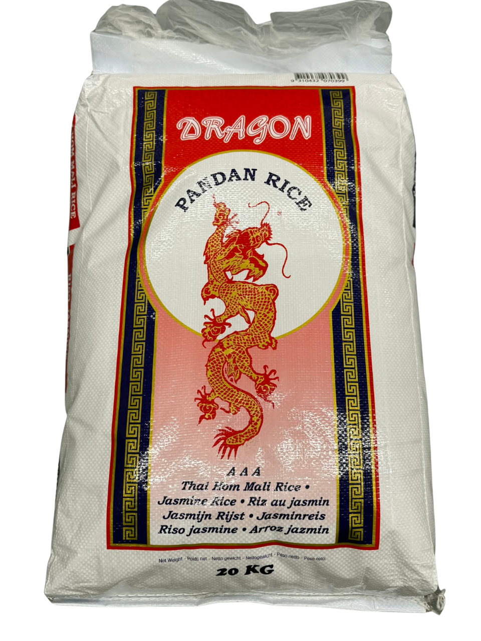 DRAGON Pandan Rice AAA – Gạo thơm lá dứa cao cấp (20kg)