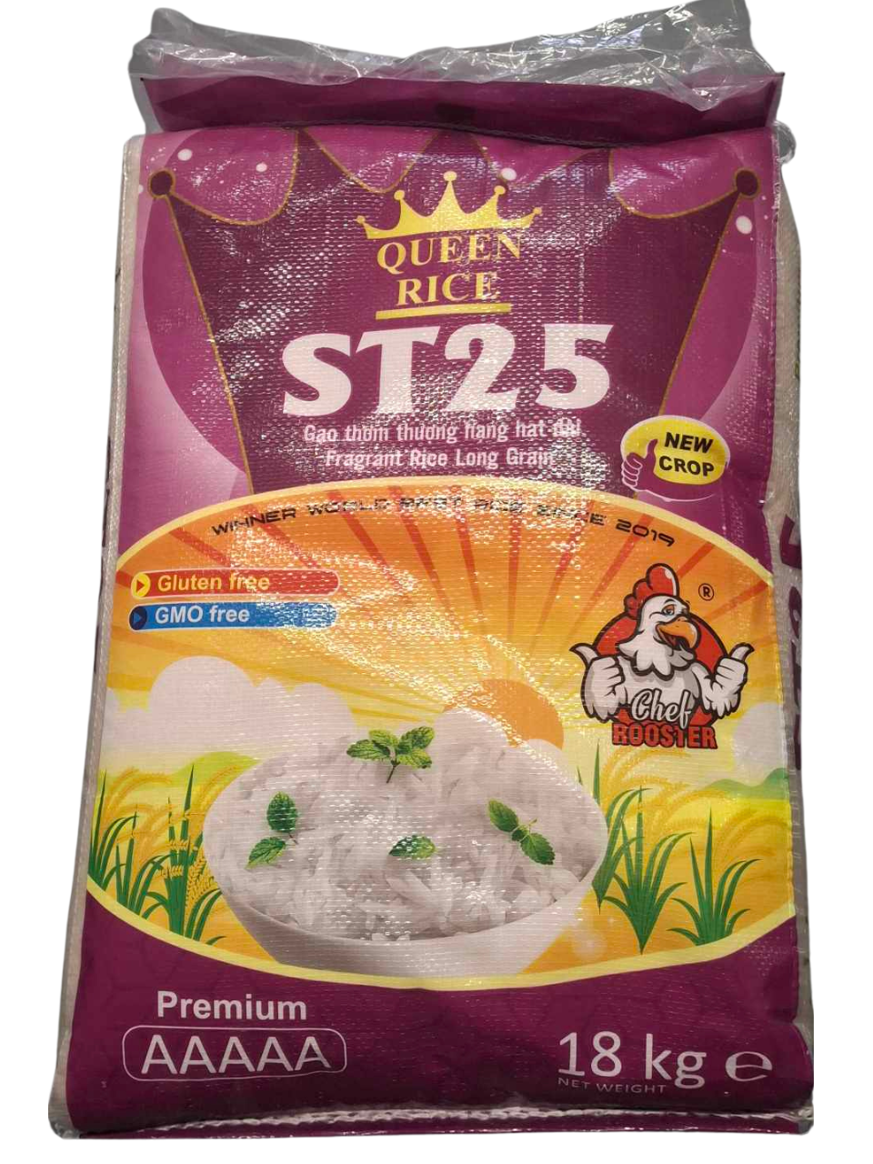 QUEEN RICE ST25 FRAGRANT RICE – Gạo ST25 cao cấp (18kg) - Ảnh 2