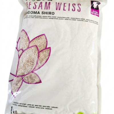 Alternative view of SESAM WEISS 1kg – Mè trắng rang (Sesame White Roasted), hãng Globe Gourmet
