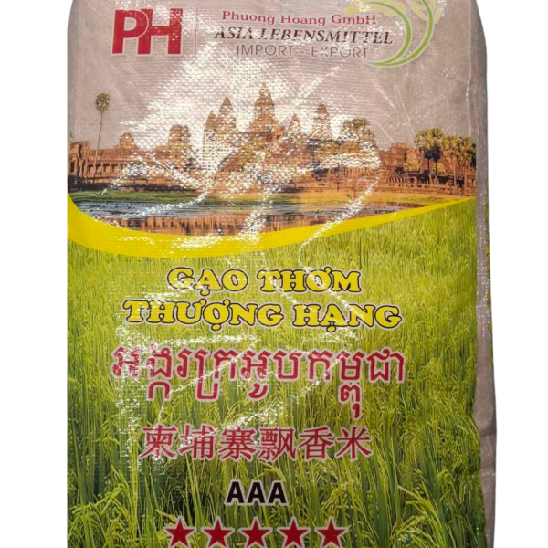 ASIA LEBENSMITEL Erstklassiger Duftreis – Premium Jasmine Rice (18.16kg)